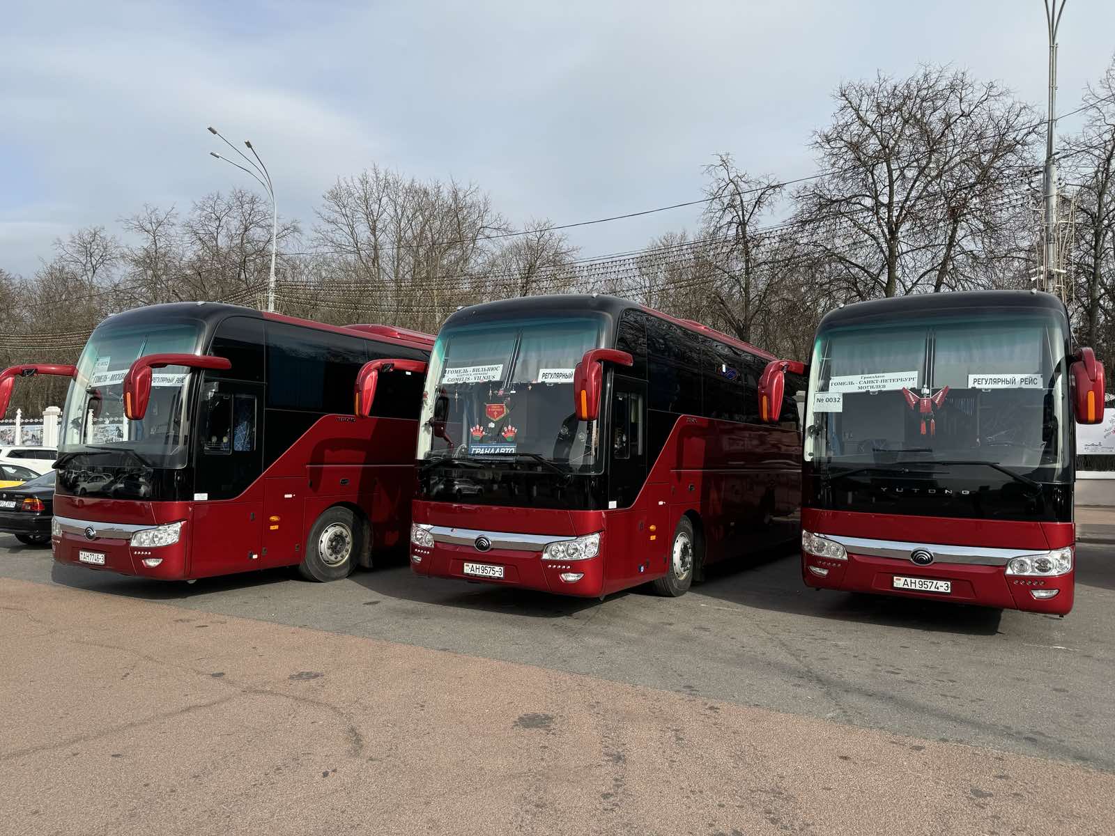 Автобус Ютонг Гомель ГрандАвто Москва Санкт-Петербург